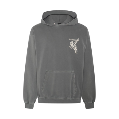 Represent Mud Cotton Sweatshirt In Grey