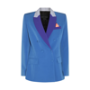 HEBE STUDIO BLUETTE PURPLE AND BABY BLUE BLAZER