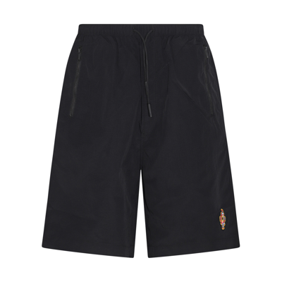 Marcelo Burlon County Of Milan Marcelo Burlon Shorts In Black