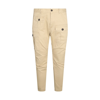 Dsquared2 Beige Cotton Blend Cargo Trousers