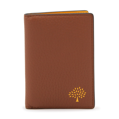 Mulberry Chestnut Leather Wallet In Brown