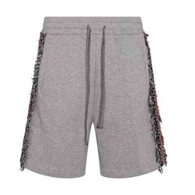 Ritos Grey Cotton Shorts