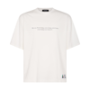 UNDERCOVER WHITE AND BLACK COTTON T-SHIRT