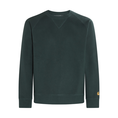 Carhartt Discovery Green Cotton Sweatshirt