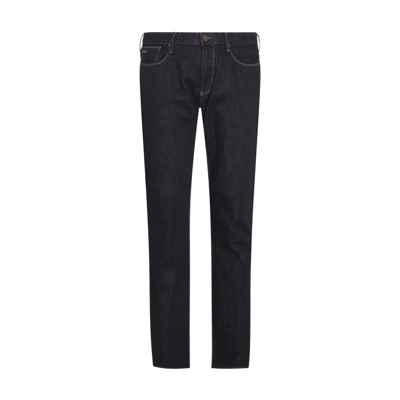 Emporio Armani Denim Blue Cotton Jeans