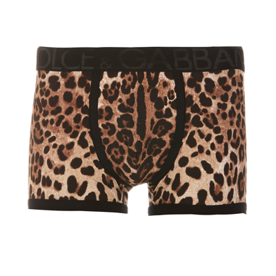 DOLCE & GABBANA LEO COTTON BOXERS