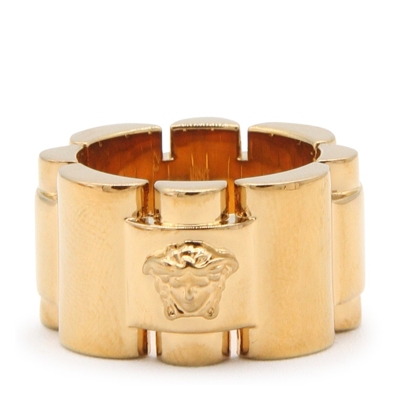 Versace Gold Meteal Medusa Chunky Ring