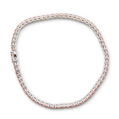 Hatton Labs Orange Metal Sorbet Tennis Bracelet