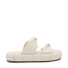 Themoirè Phoenix Padded Twist Slides In Linen