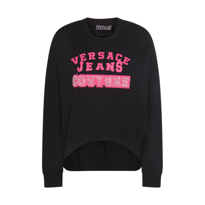 Versace Jeans Couture Black Cotton Sweatshirt