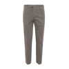 Pt Torino Taupe Cotton Stretch Master Pants In Grey