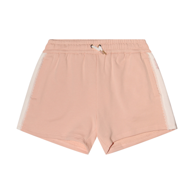 Chloé Washed Pink Cotton Shorts