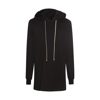 Rick Owens Black Cotton Sweatshirt In Black