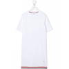 Thom Browne Stripe-detail T-shirt Dress In White
