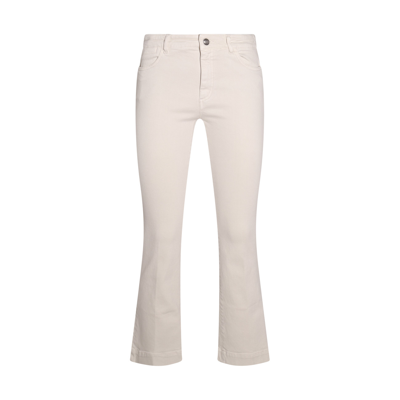 Sportmax Button Detailed Flared Jeans In Sabbia