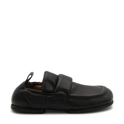 Dries Van Noten Black Padded Loafers | ModeSens