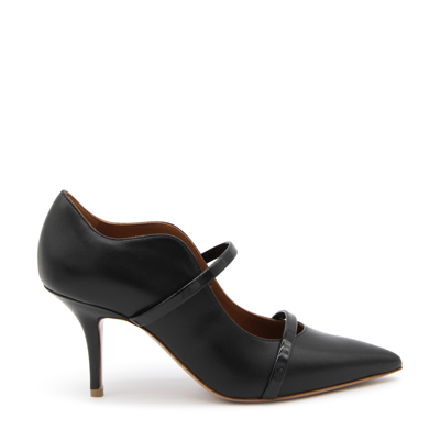 MALONE SOULIERS BLACK LEATHER MAUREEN PUMPS