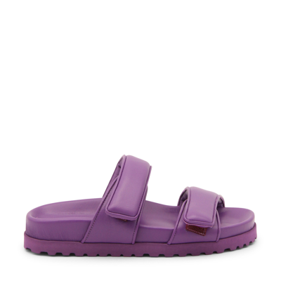 Gia X Pernille Teisbaek Purple Leather Sandals