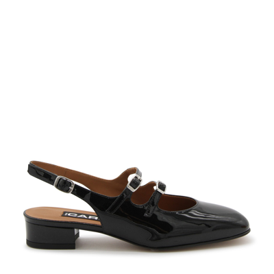 Carel Peche Sandals In Black  