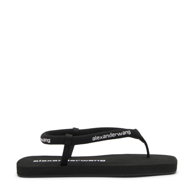 Alexander Wang Black Tubular Flip Flop Sandals