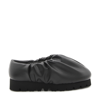 YUME YUME BLACK FAUX LEATHER CAMP SNEAKERS