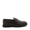 BRUNELLO CUCINELLI BROWN LEATHER LOAFERS