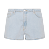 Chiara Ferragni Indigo Denim Shorts In Indigo