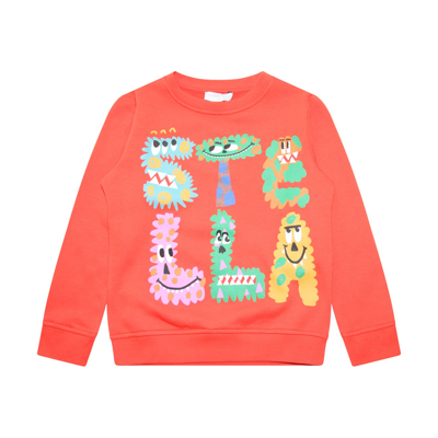 Stella Mccartney Red Cotton Sweatshirt