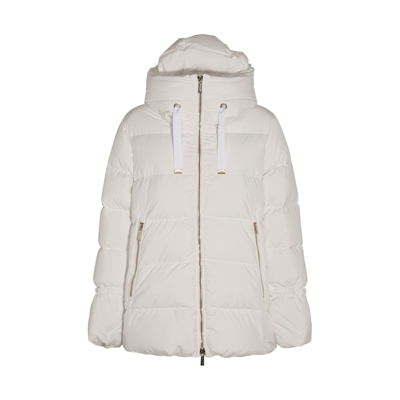 Moorer Down Jacket In Blanc