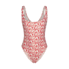 VERSACE PINK AND WHITE SWIMSUIT