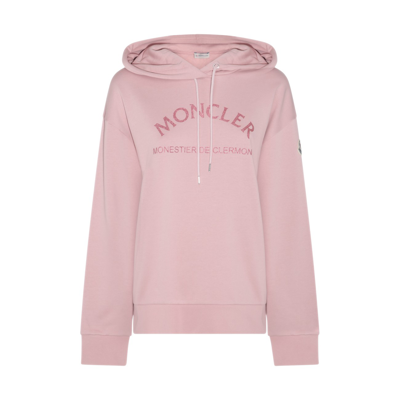 Moncler Pink Cotton Sweatshirt