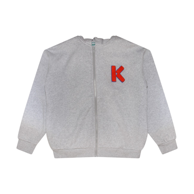 Kenzo Grey Marl Cotton Blend Sweatshirt