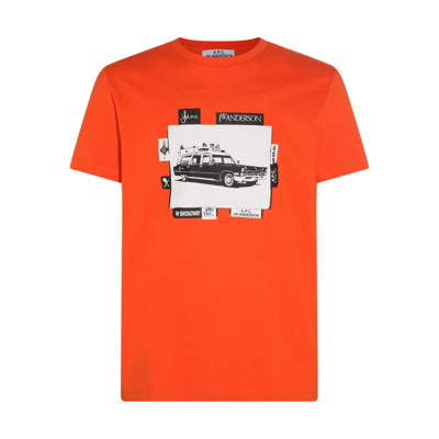 A.p.c. X Jw Anderson Orange Cotton T-shirt