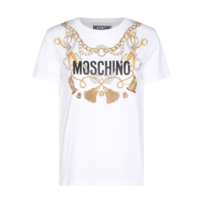 Moschino White Cotton T-shirt