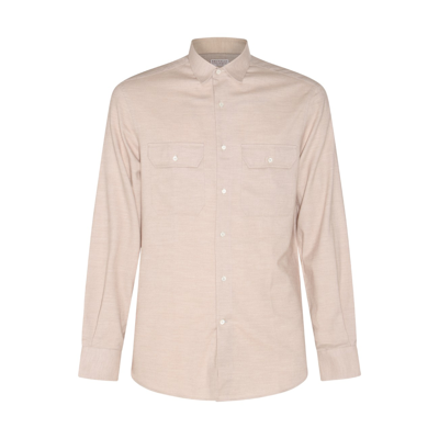 Brunello Cucinelli Beige Cotton Shirt