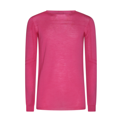 Rick Owens Hot Pink Wool Sweater