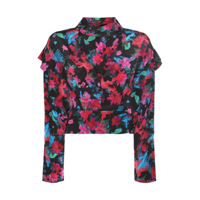 Iro Martina Blouse In Multicolor Silk In Multicolour