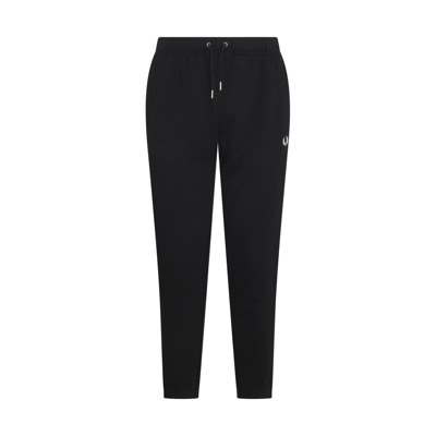 Fred Perry Black Drawstring Track Trousers