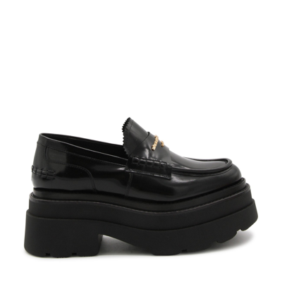 Alexander Wang Carter Lug-sole Box Loafers In Black