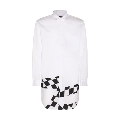 Comme Des Garçons Homme Deux Checkerboard Shirt In Colour