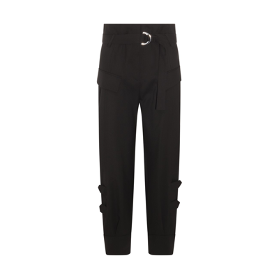 Iro Marita Belted Cargo Joggers In Black