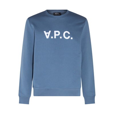 Apc Blue Vpc Sweatshirt In Iaf Steel Blue