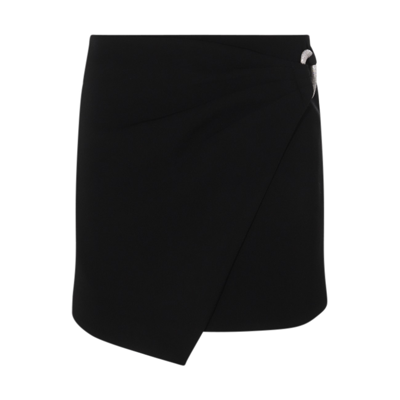 Simkhai Ebony Wrap Mini Skirt In Black