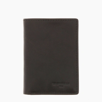 Le Tanneur Gary Oiled Leather Cardholder In Brown