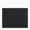 Le Tanneur Flap 2 Shutters Charles Pebbled Leather Wallet In Black