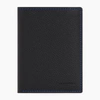 Le Tanneur Portefeuille Moyen Modèle Vertical Zippé 2 Volets Charles En Cuir Grainé In Black