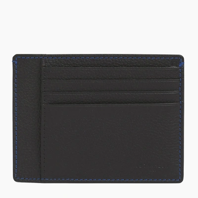 Le Tanneur Charles Pebbled Leather Documents Holder In Black