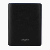 Le Tanneur Vertical Zipped Augustin Pebbled Leather Wallet In Black