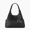 LE TANNEUR MEDIUM JULIETTE PEBBLED LEATHER SHOULDER BAG