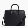 Le Tanneur Porte Documents 14" Emile En Cuir Grainé In Black